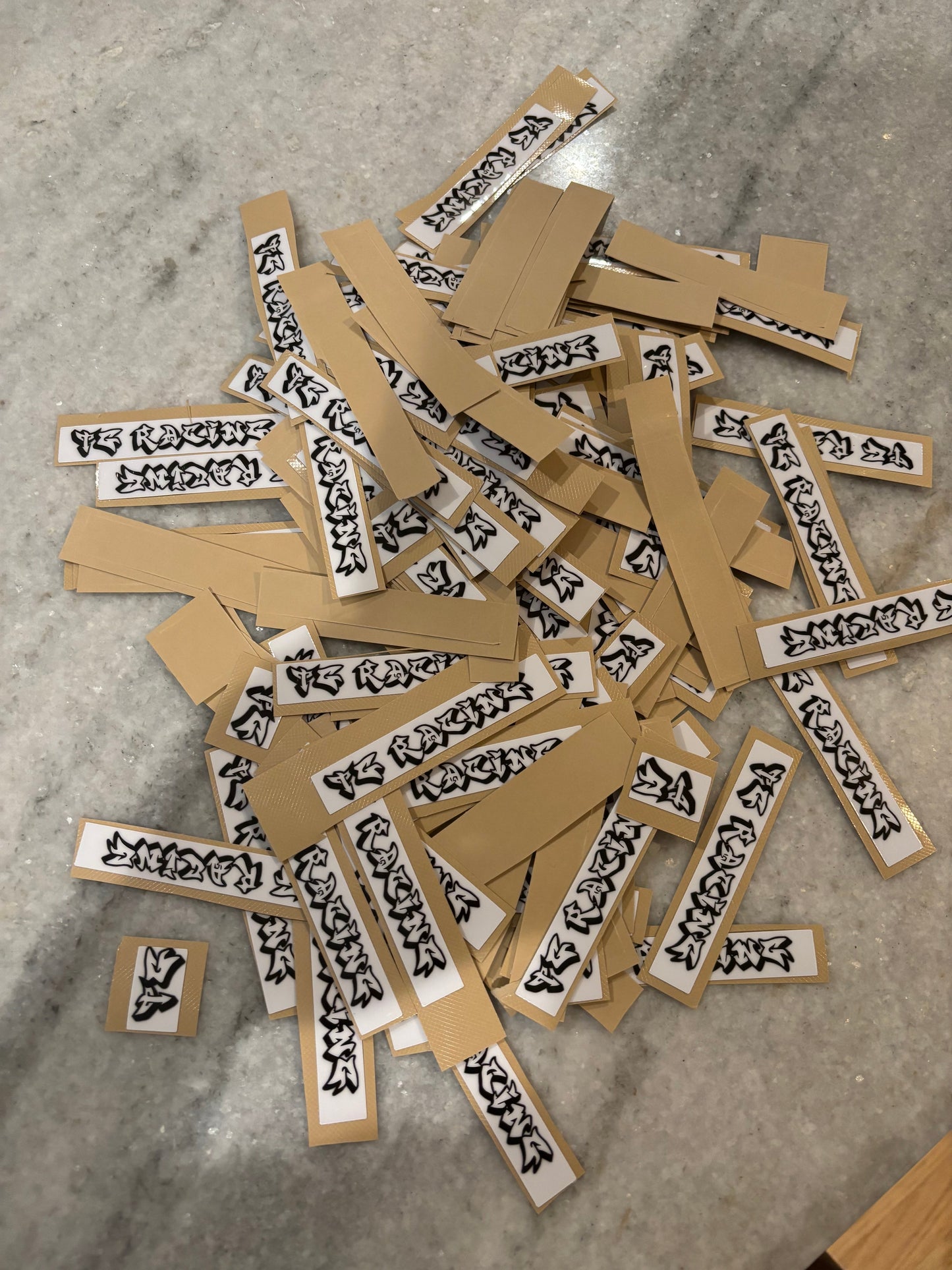 Tg Racing Sticker and key tag pack