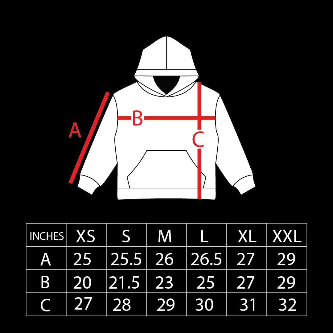 Cracked Anarchy Hoodie - Black/White