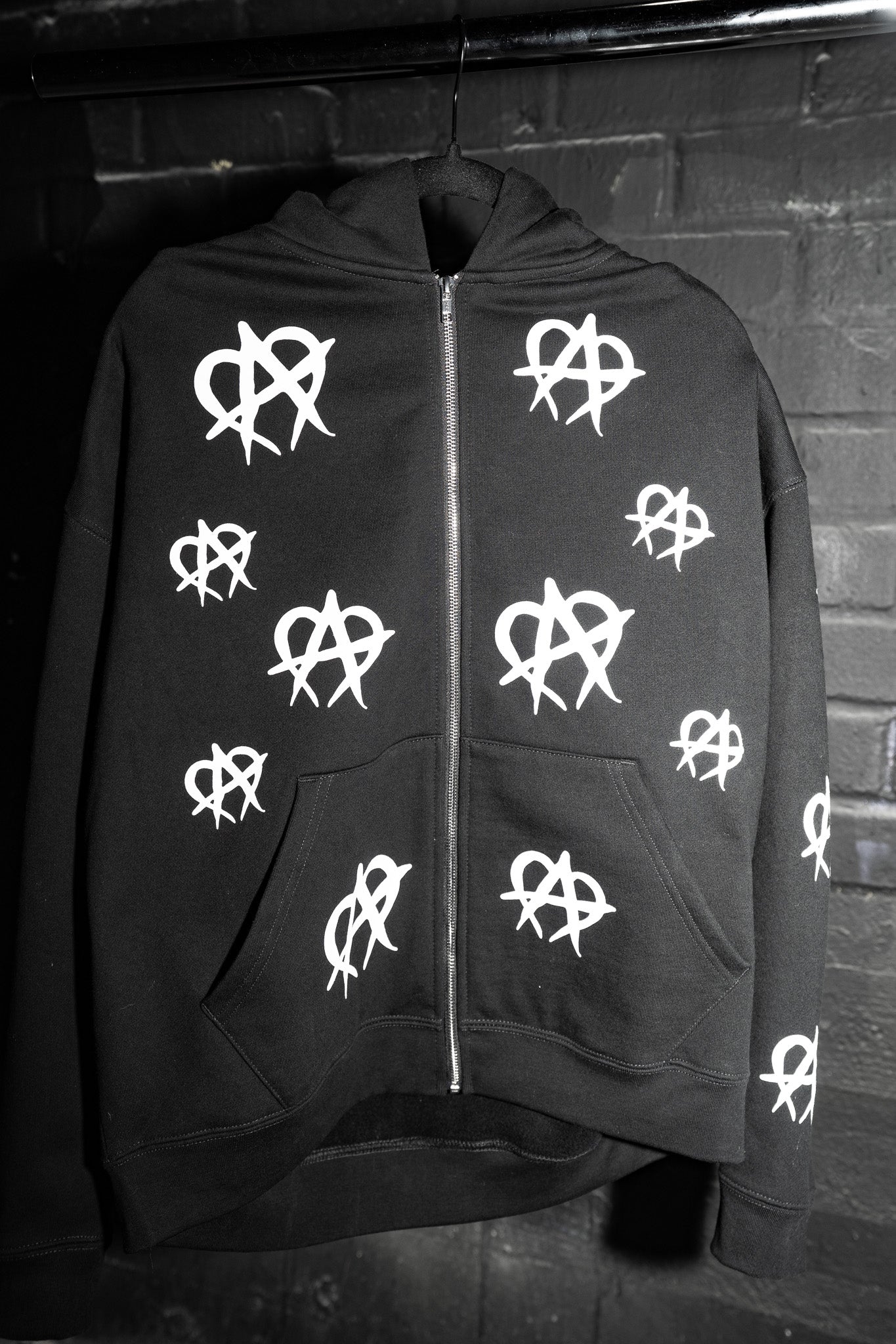 OG Zipup - Black/White