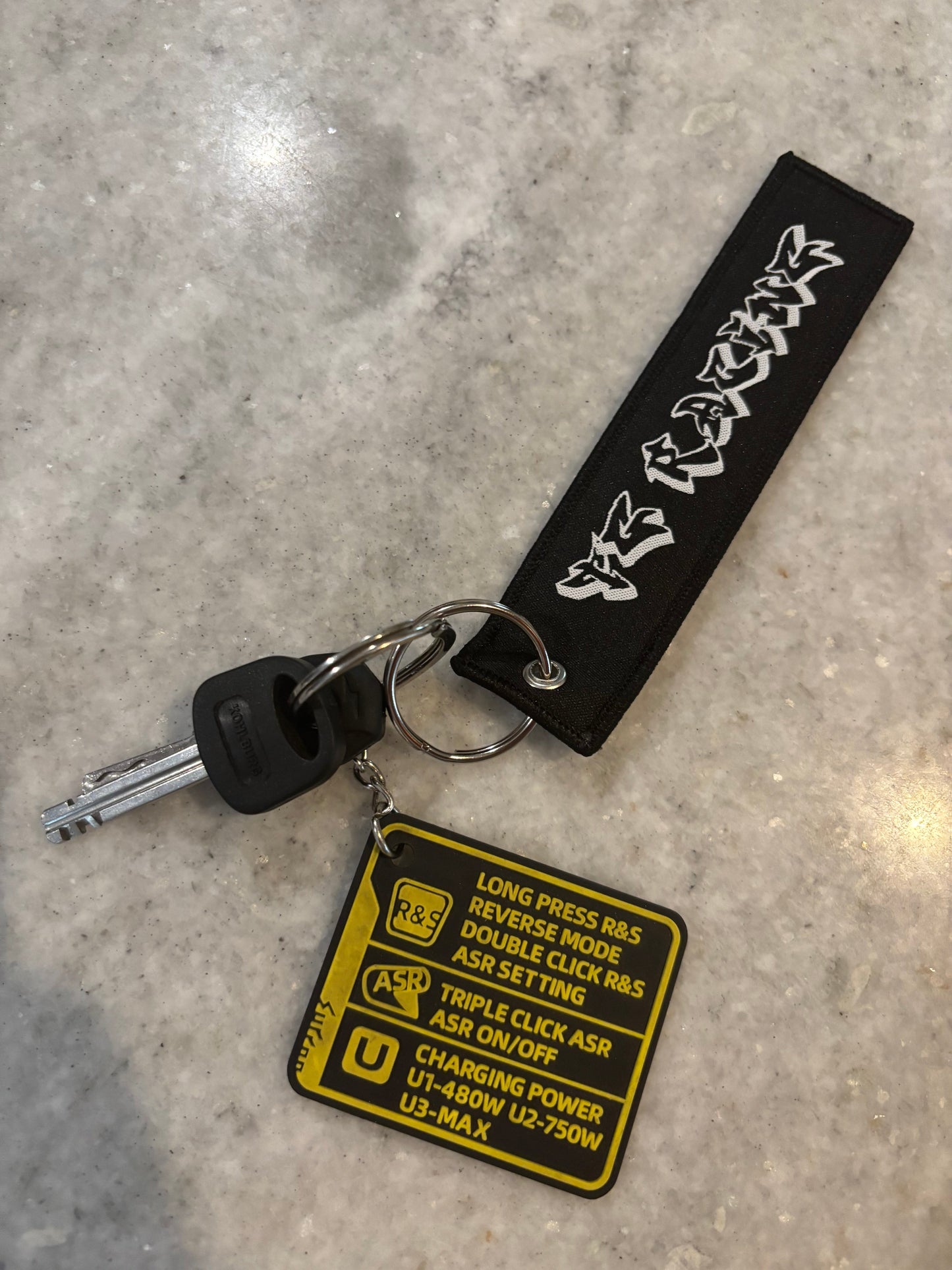Tg Racing Sticker and key tag pack