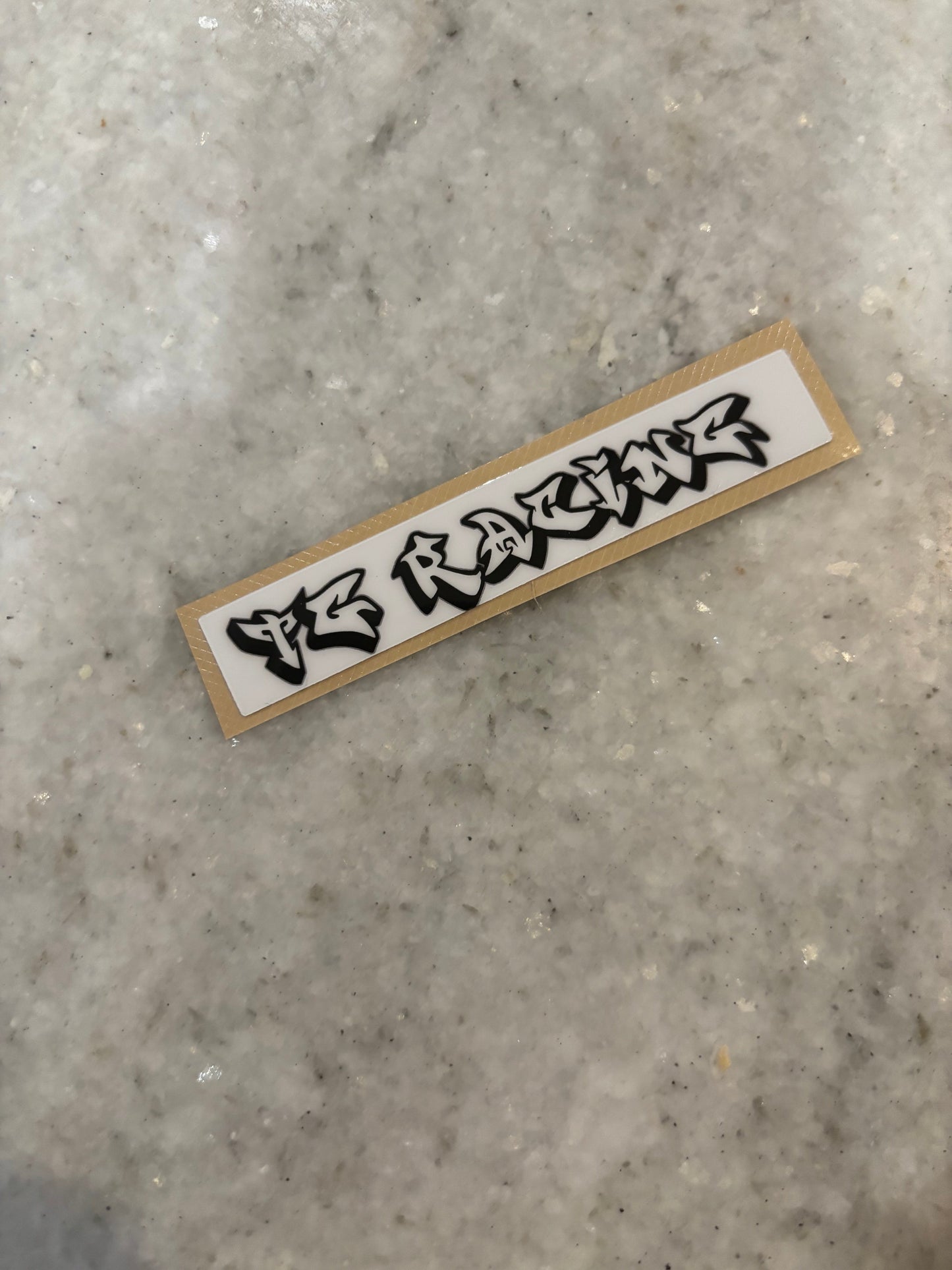 Tg Racing Sticker and key tag pack