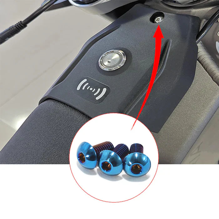 talaria xxx ignition cover titanium bolt (set of 3)