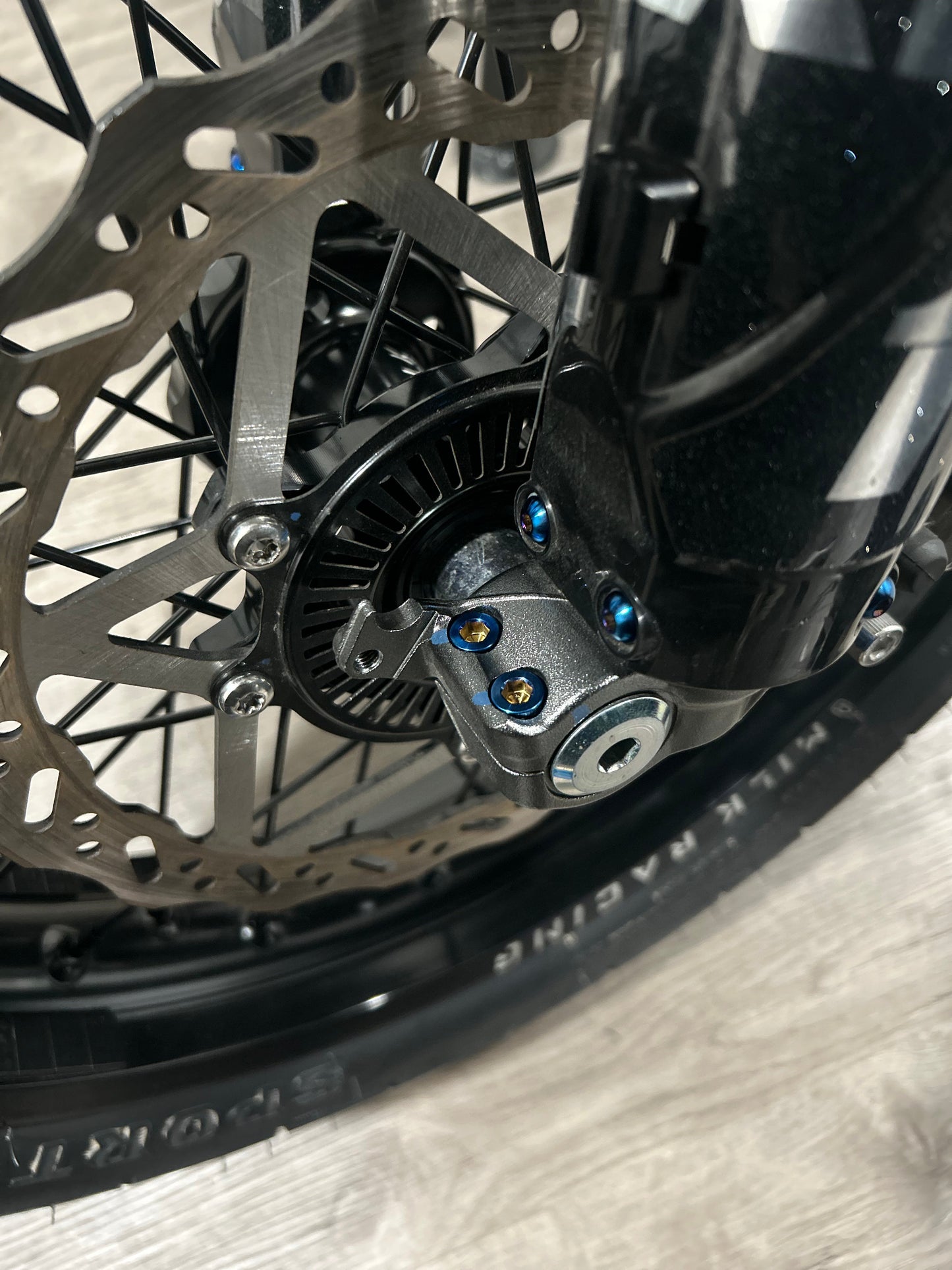 Titanium Fork Pinch Bolts ( set of 4 ) all emoto