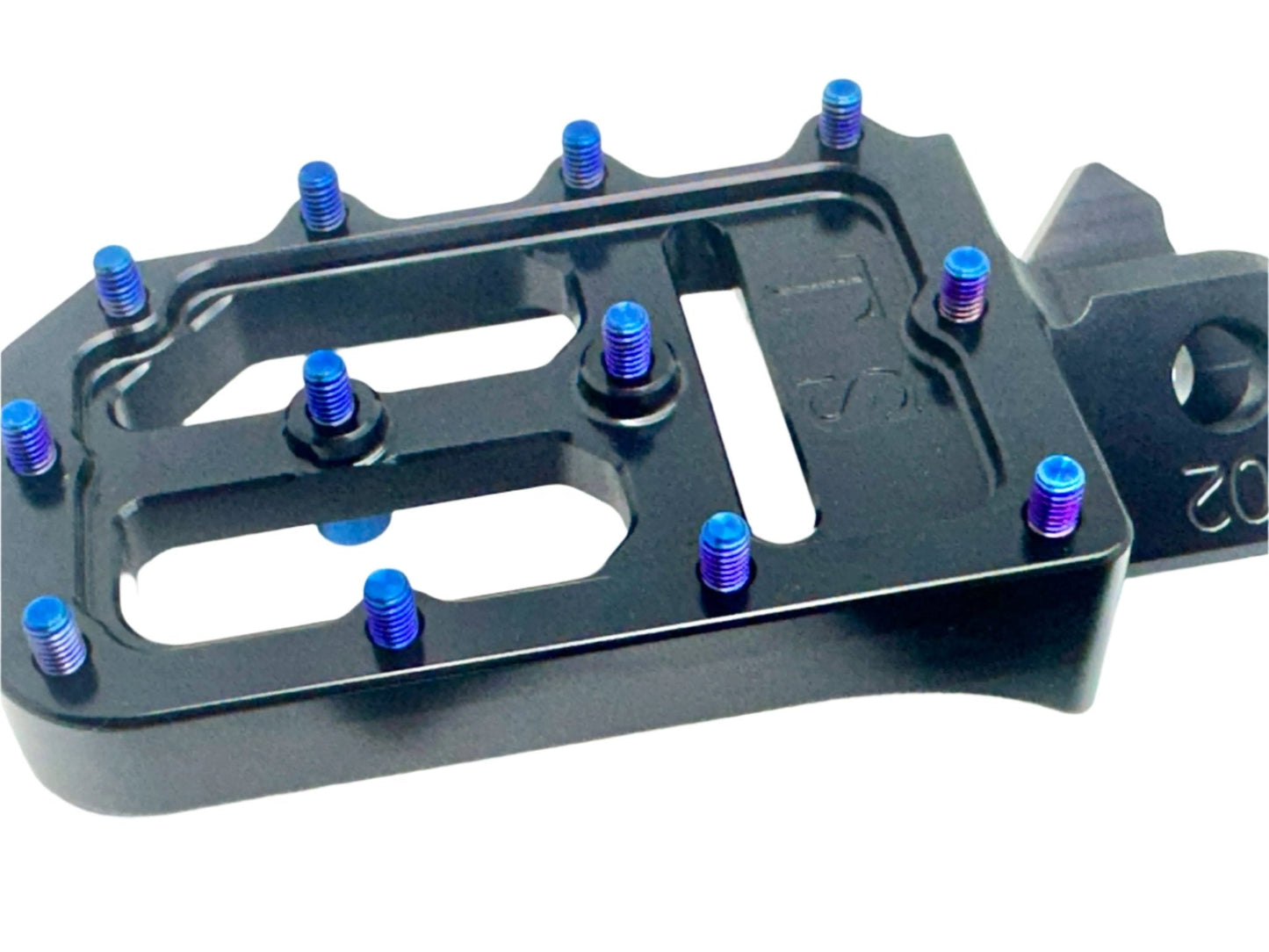 TS Foot Pegs W/ Titanium Grips for Most E-moto