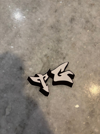 Tg Racing Sticker and key tag pack