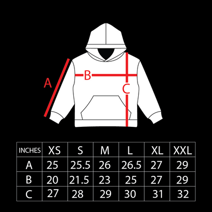 Cracked Anarchy Hoodie - Black/3M