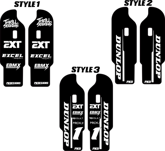 DNM Fork Guard Decal