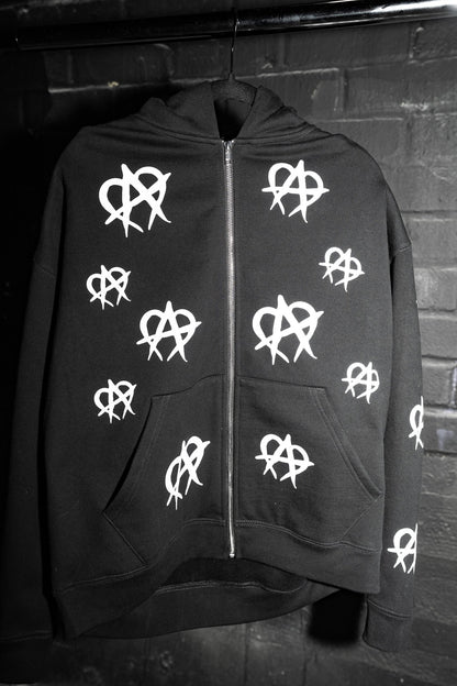 OG Zipup - Black/White