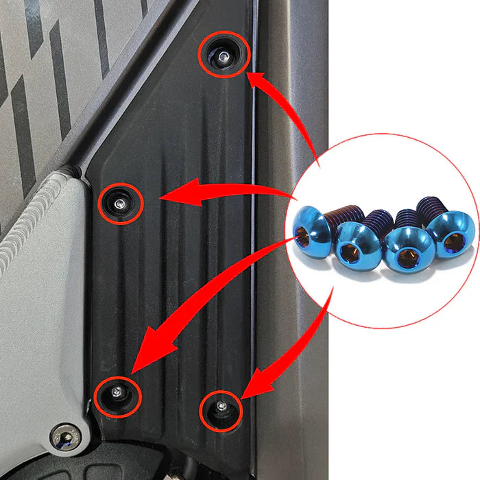 talaria xxx side panel titanium ( Set of 7 )