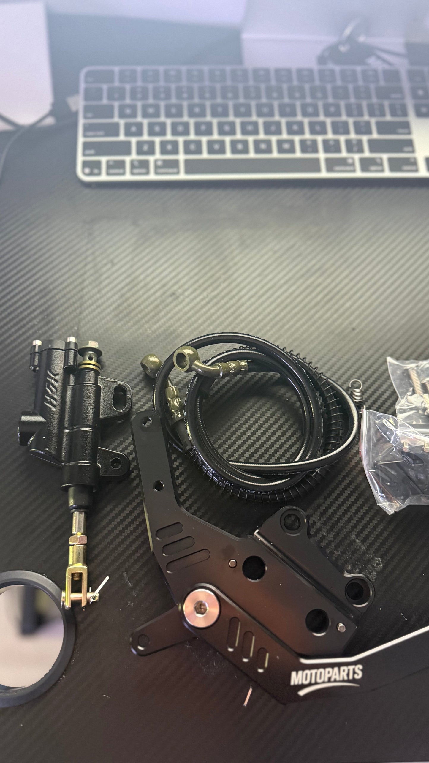 MOTO handbrake & footbrake kit