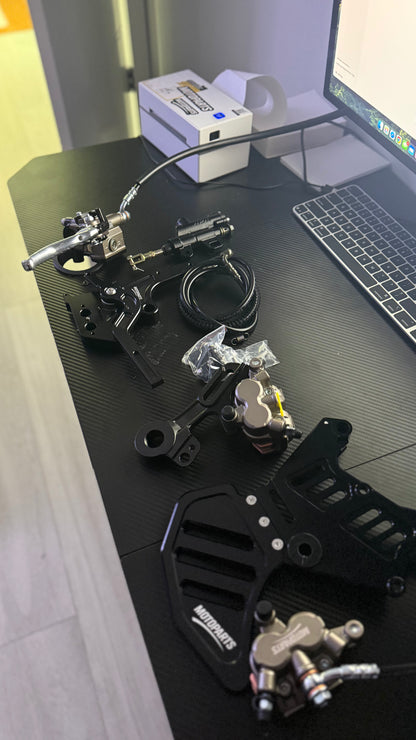 MOTO handbrake & footbrake kit