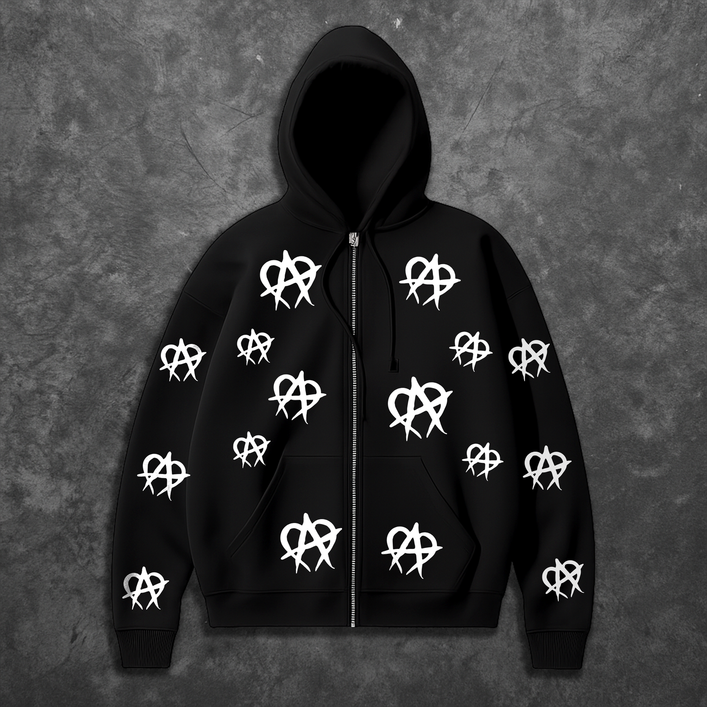 OG Zipup - Black/White